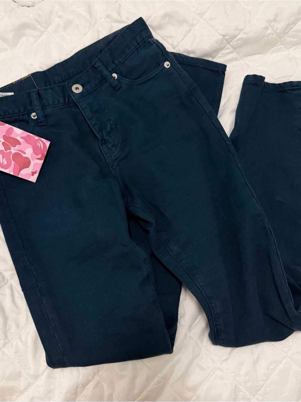 Bape Navy Jeans XXS BNWT